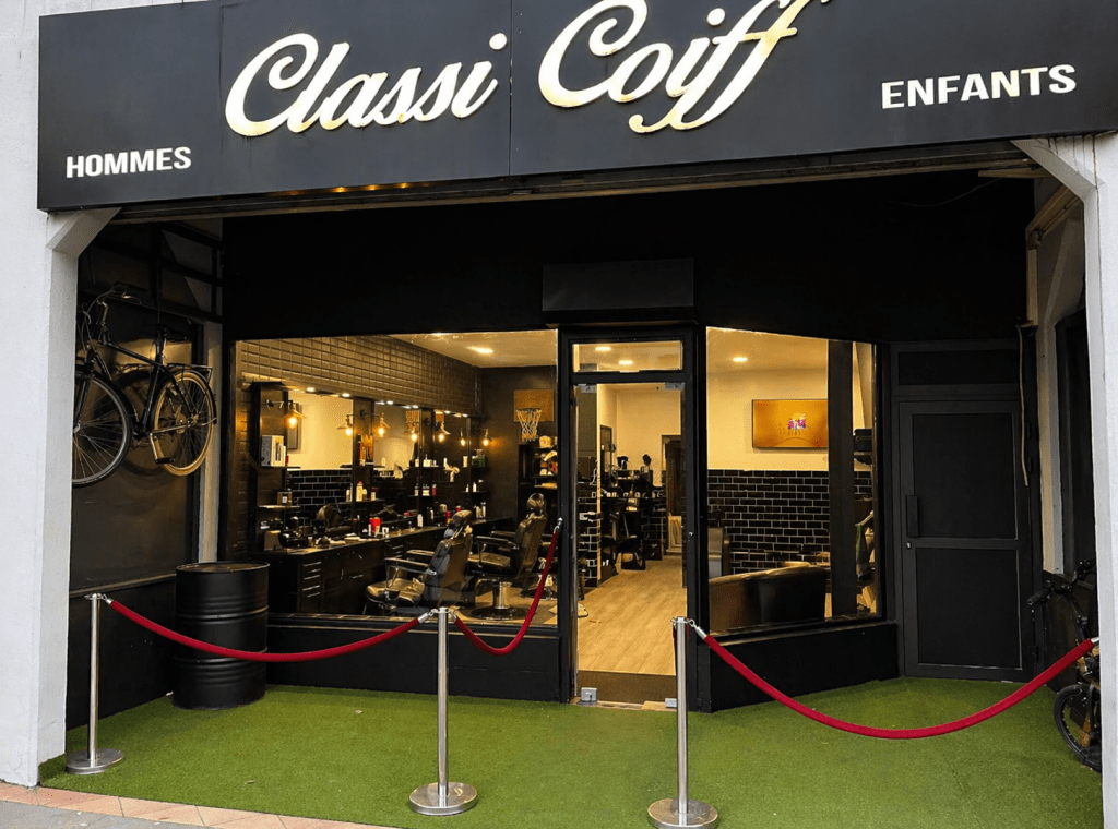 Façade du salon Classicoiff Vitry Barber 94 à Vitry-sur-Seine (94400) coiffeur homme et barbier sans rendez-vous